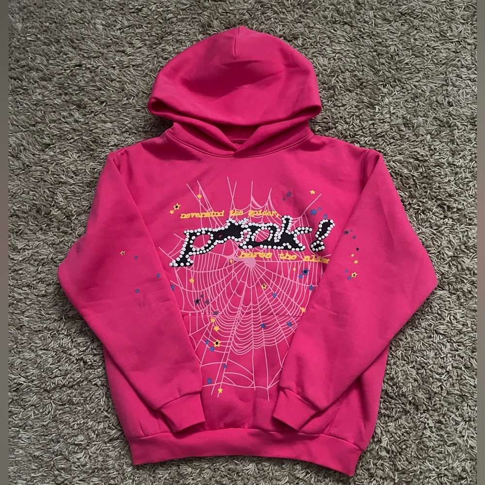 Authentic Pink Spyder Hoodie